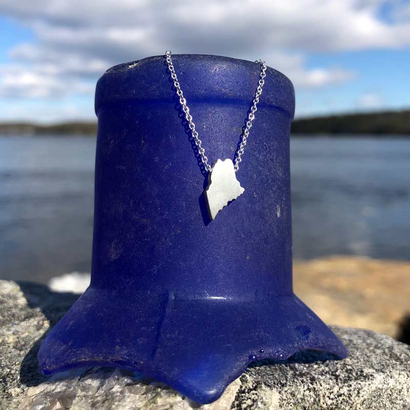 Sterling Silver mini MAINE Necklace