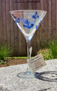 Lisa-Marie's Anchor Martini Glass