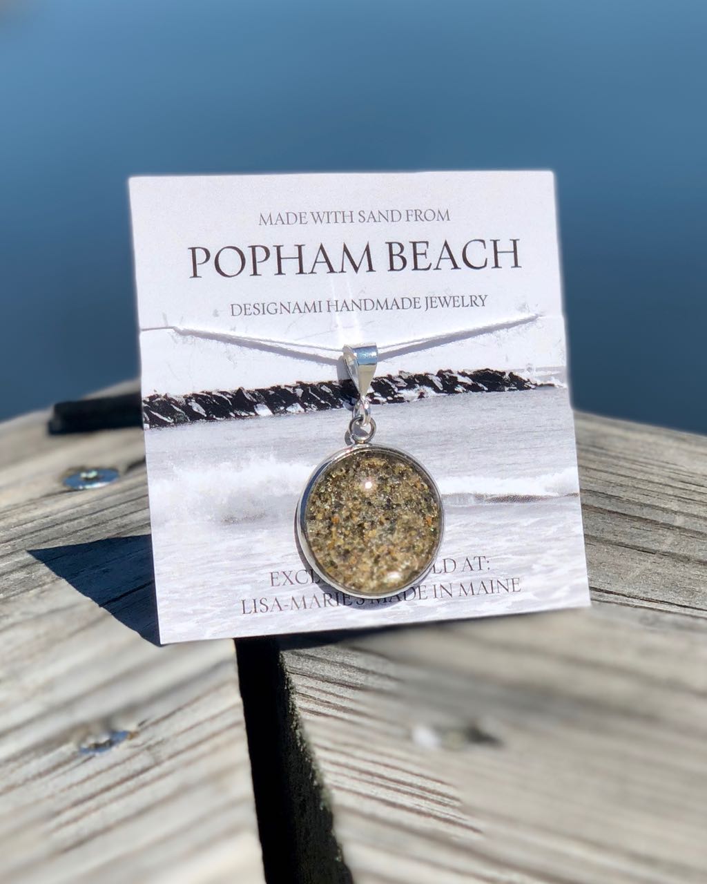 Popham Beach Sand Bangle Bracelet, Popham Beach Sand Jewelry