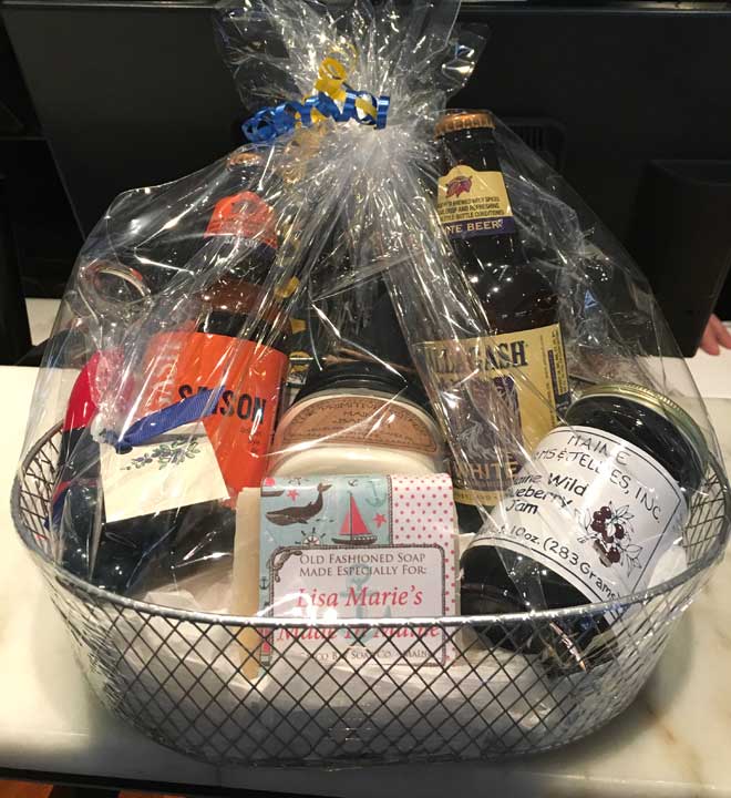 2016 Customized Maine Made Gift Packages for Press Hotel Guests