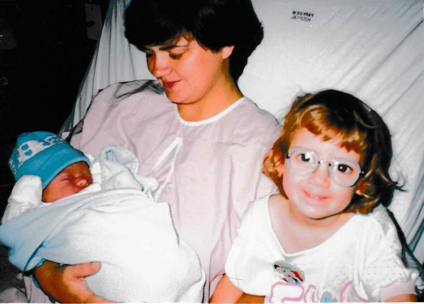 Lisa-Marie and her children, Marie and Josh.