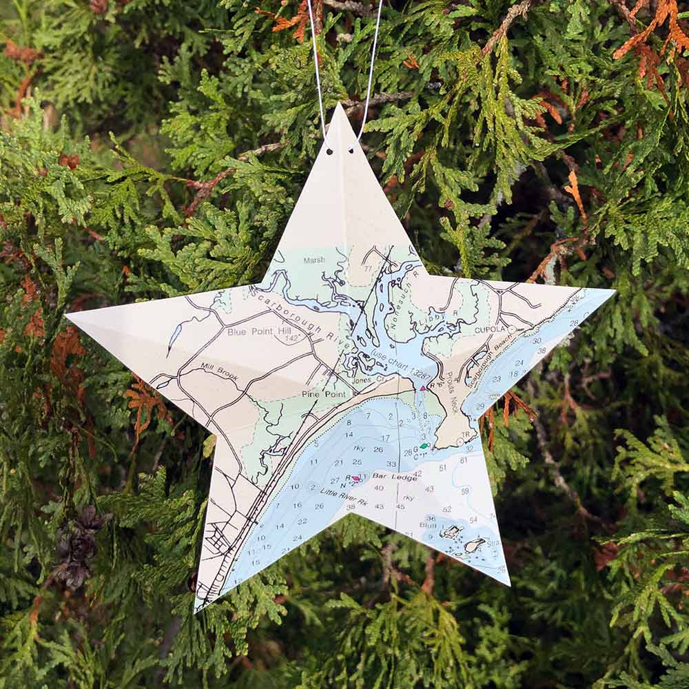 Scarborough Chart Star Ornament