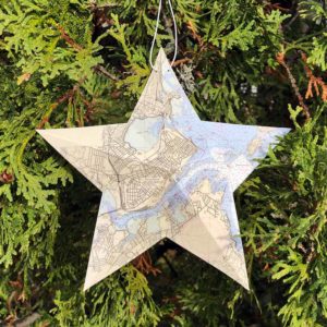 Portland Chart Star Ornament