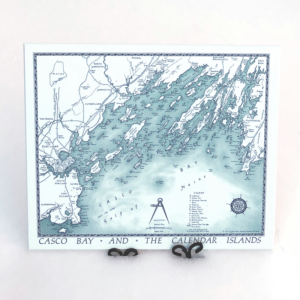 Maine Mapmaker Map - Casco Bay and the Calendar Islands