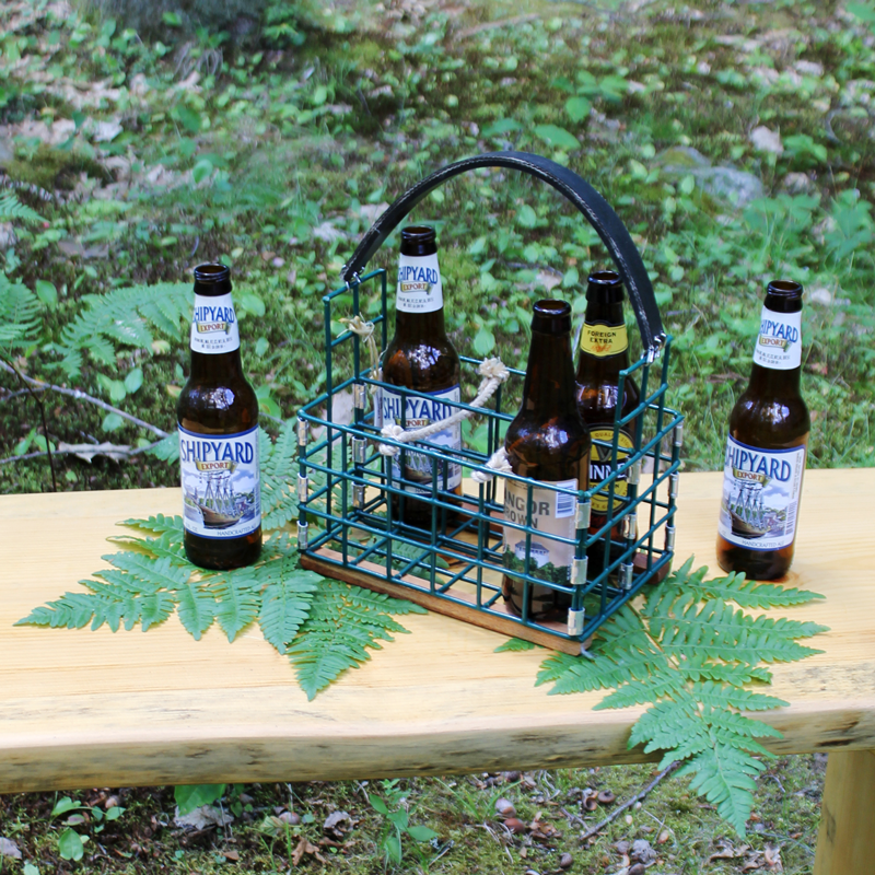 Green Lobster Trap Beer Caddy