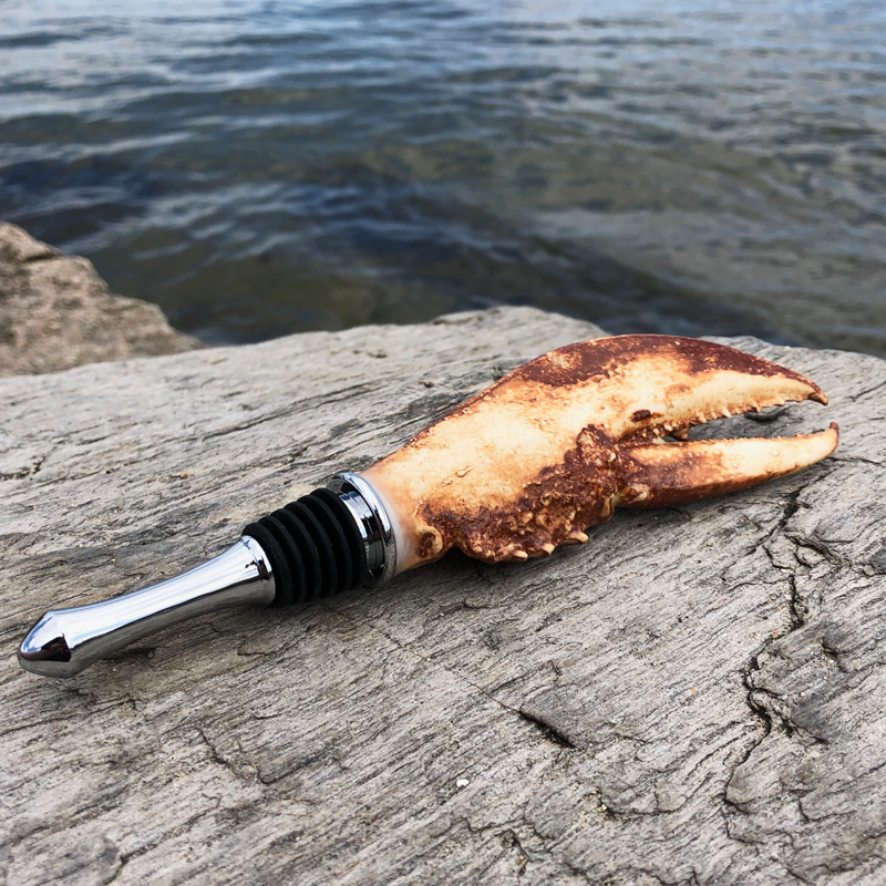 Rusty Brine Lobster Claw Bottle Stopper
