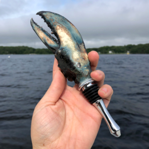 Deep Blue Sea Lobster Claw Bottle Stopper