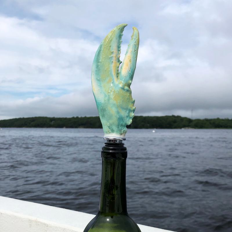 Coastal Waters Lobster Claw Bottle Stopper