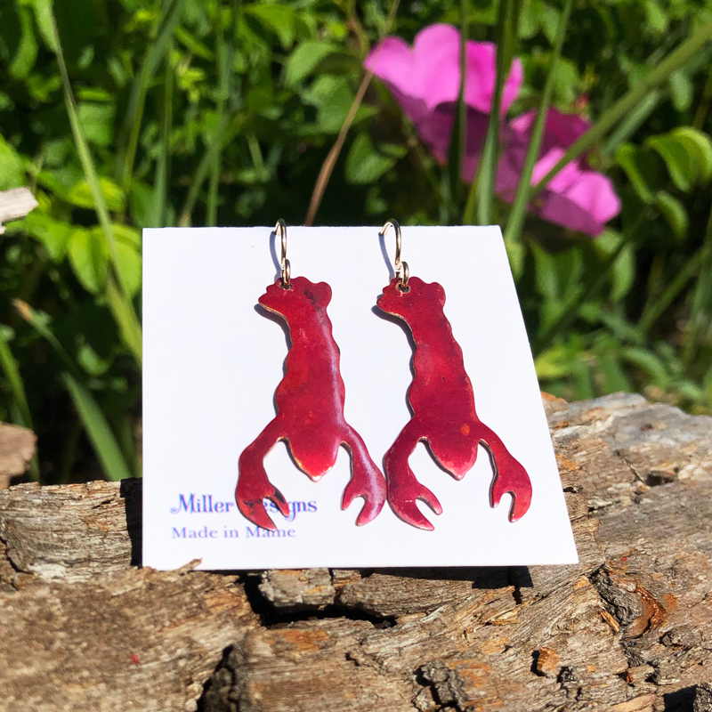 Red Lobster Earrings