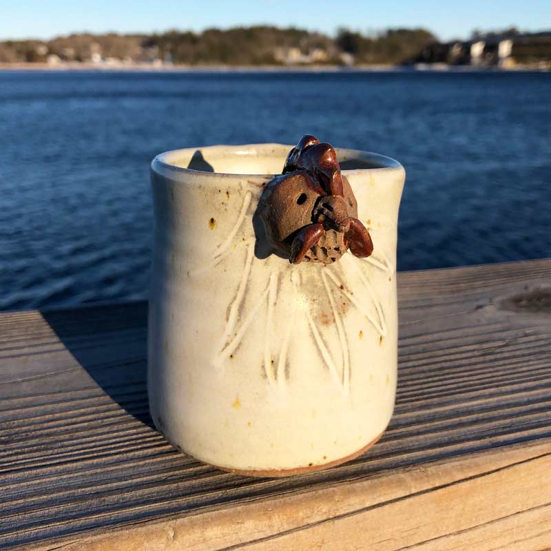 Chicken Mug 1 by Westport Island Pottery