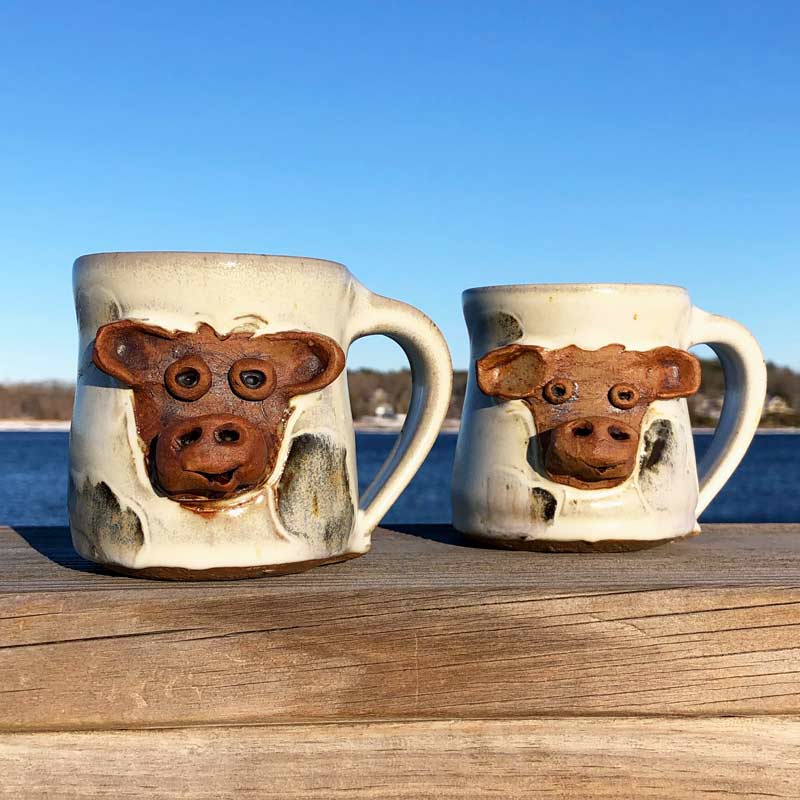 Cow Mug by Westport Island Pottery