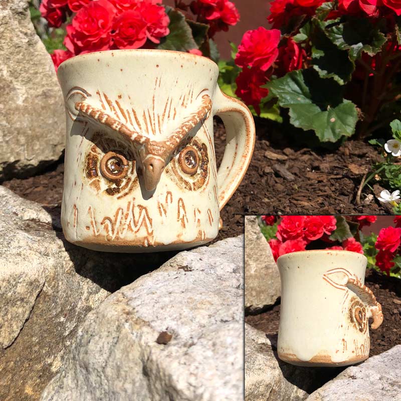 Owl Mug by Westport Island Pottery