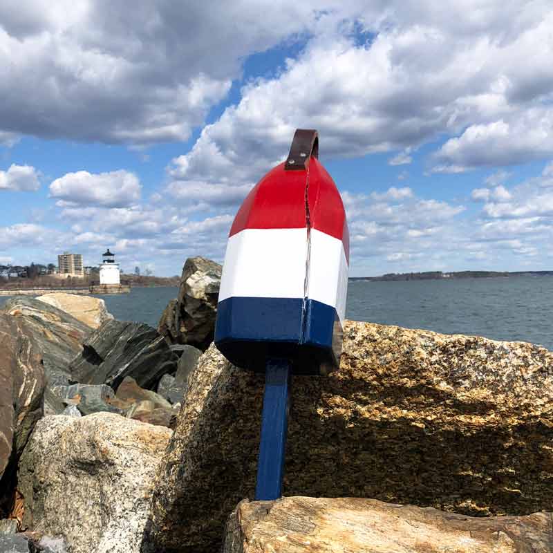 Red, White & Blue Lobster Buoy