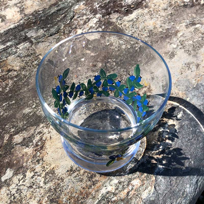 Blueberry, Juice Glass.