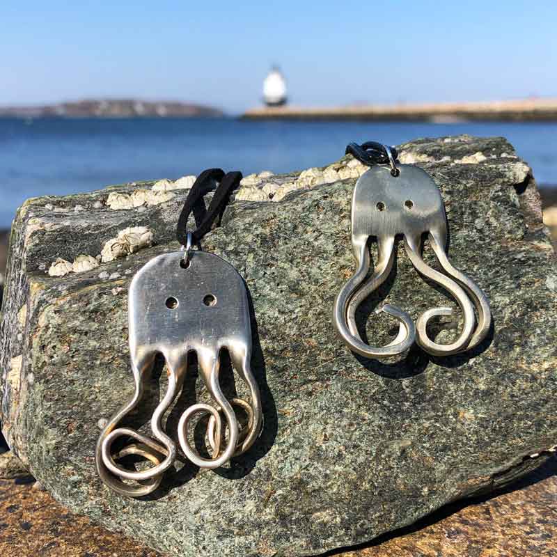 Octopus, Fork Pendants.