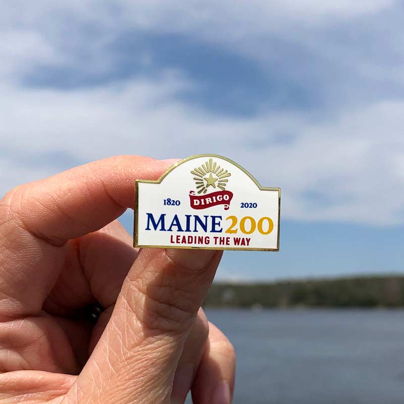 Maine Bicentennial Pin.