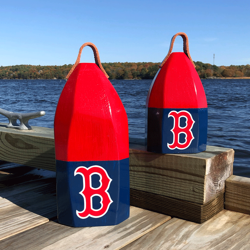 Red Sox Buoy Centerpiece