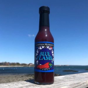 Blue Flame Hot Sauce by Captain Mowatt's