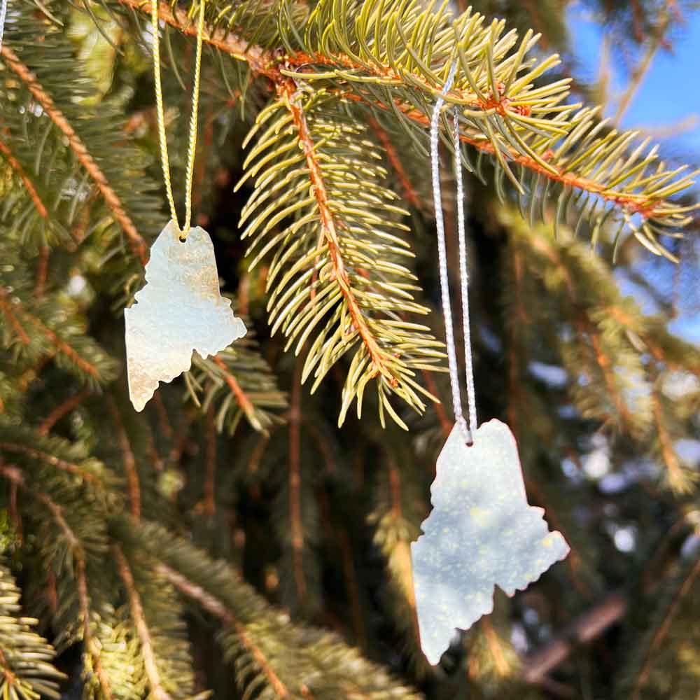 State of Maine Ornaments by Miller Designs