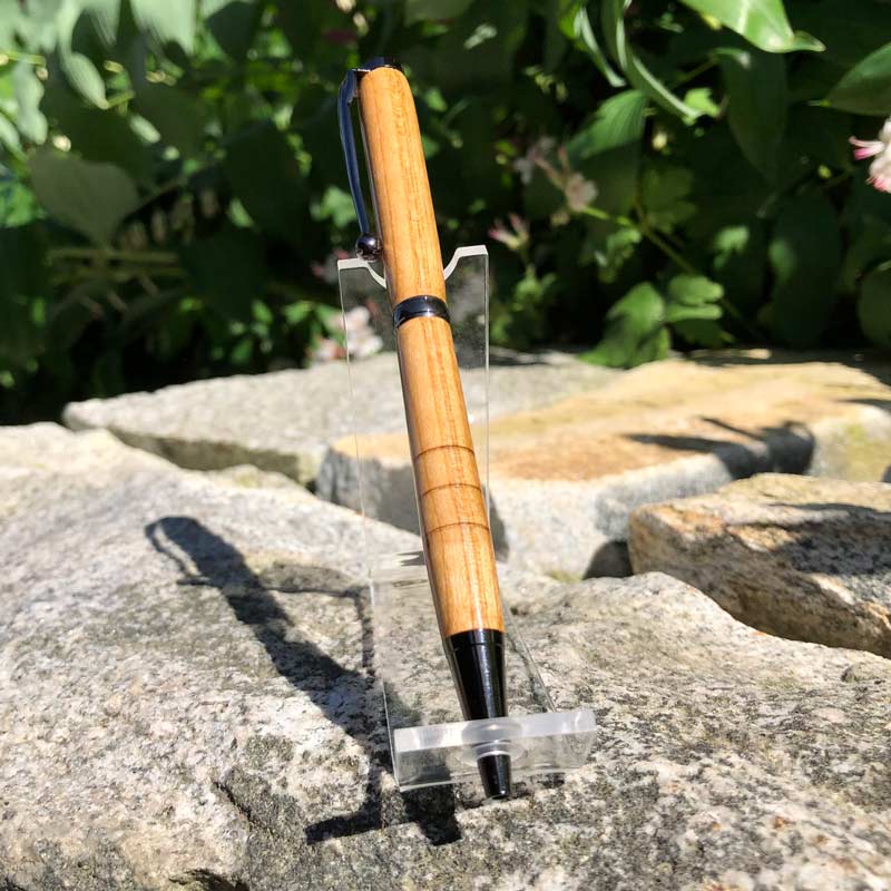 Maine Cherry Wood Pen - Gun Metal