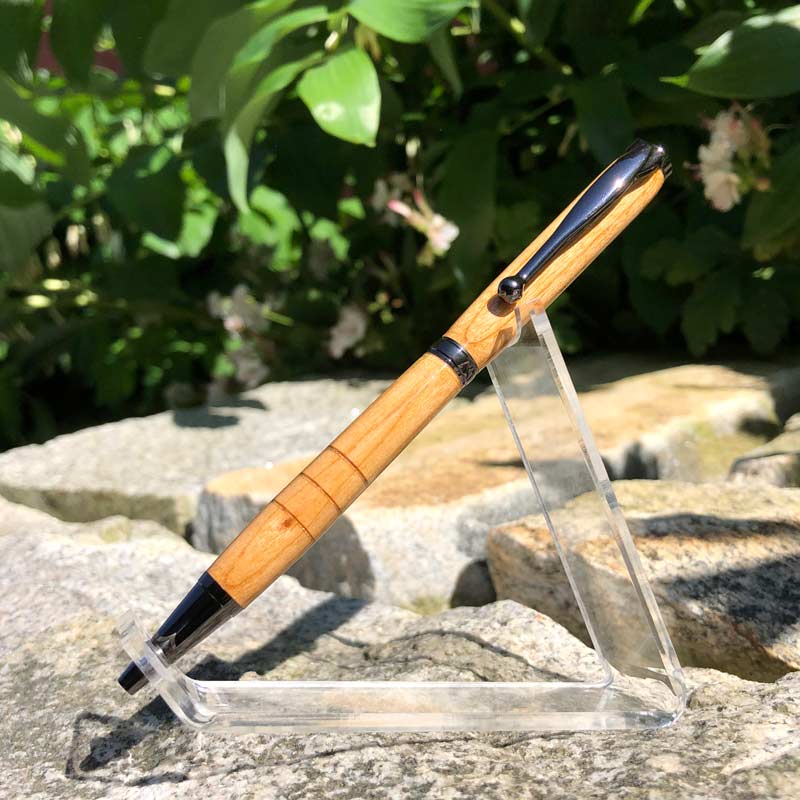 Maine Cherry Wood Pen - Gun Metal