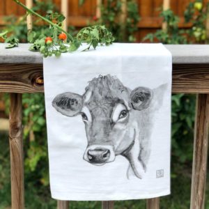 Cow Tea Towel