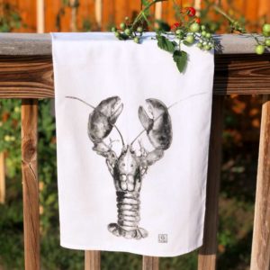 Sea Creature Tea Towel - Lobster
