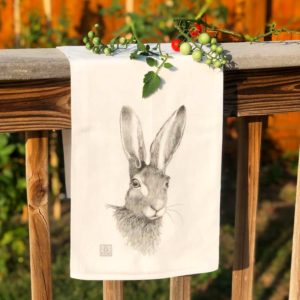 Forest Animal Tea Towel - Rabbit