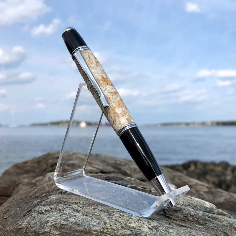 Crushed Clam Shell Pen