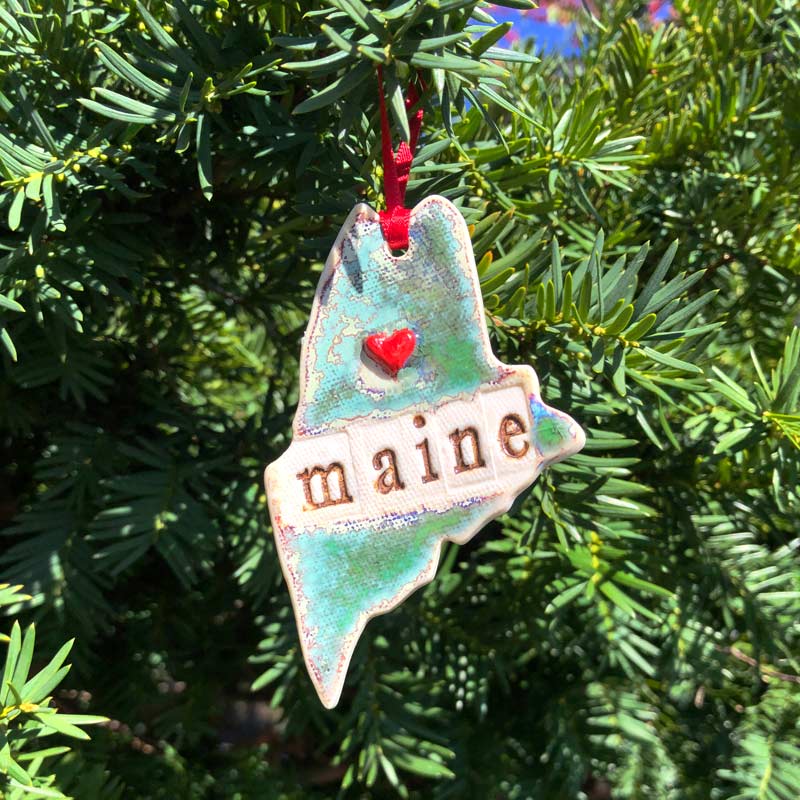 State of Maine Ornament - maine