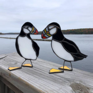 Stained Glass Puffin