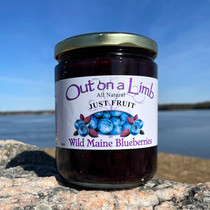16oz Jar of Just Maine Blueberries
