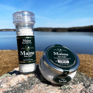 Natural Sea Salt Jar & Grinder