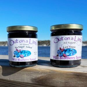 Out on a Limb Blueberry Spreads - No Sugar Added and Low Sugar