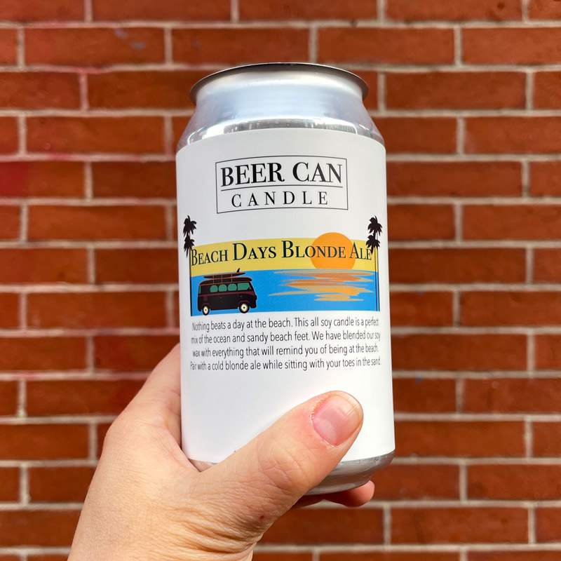 Beach Days Blonde Ale - Beer Can Candle Company