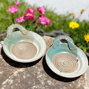 Garlic Plates by Westport Island Pottery