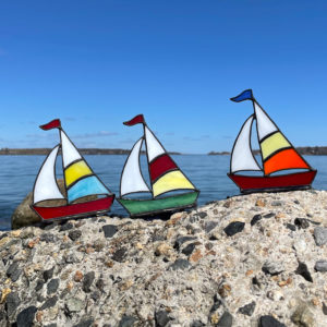 Stained Glass Sailboats