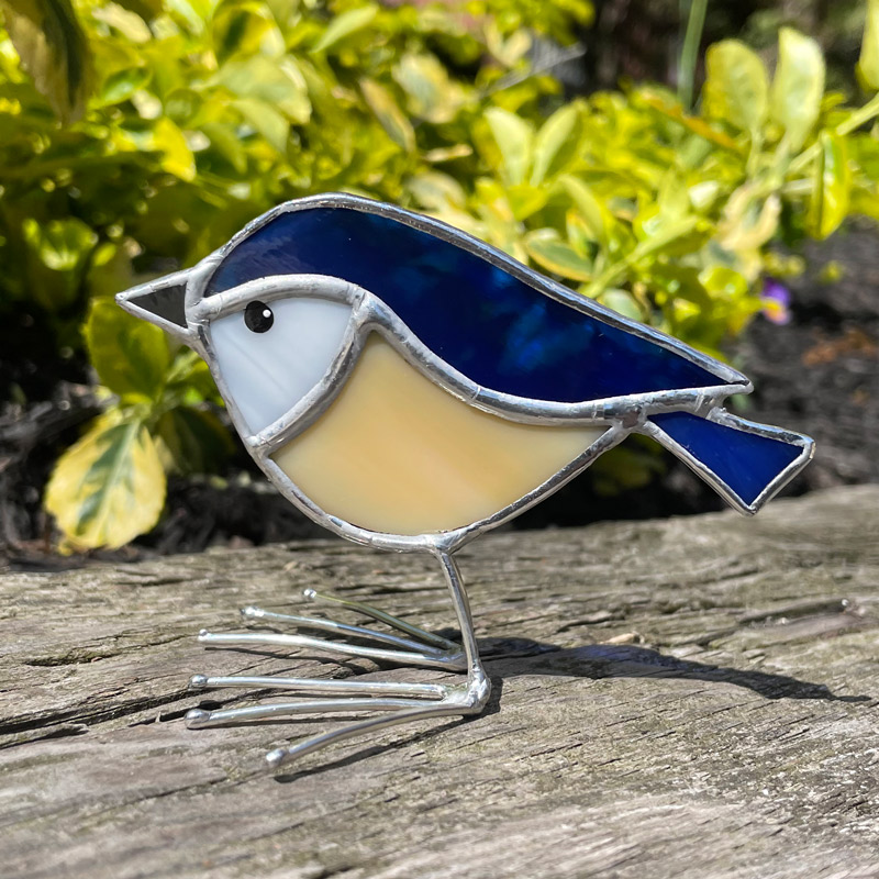 Stained Glass Bluebird