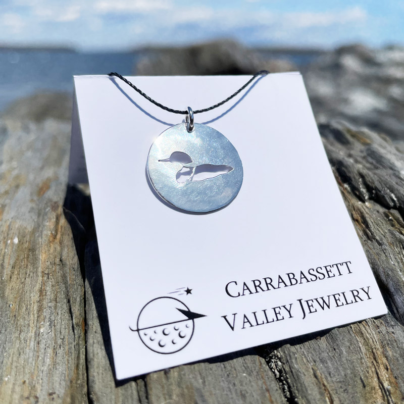 Loon Pendant by Carrabassett Valley Jewelry