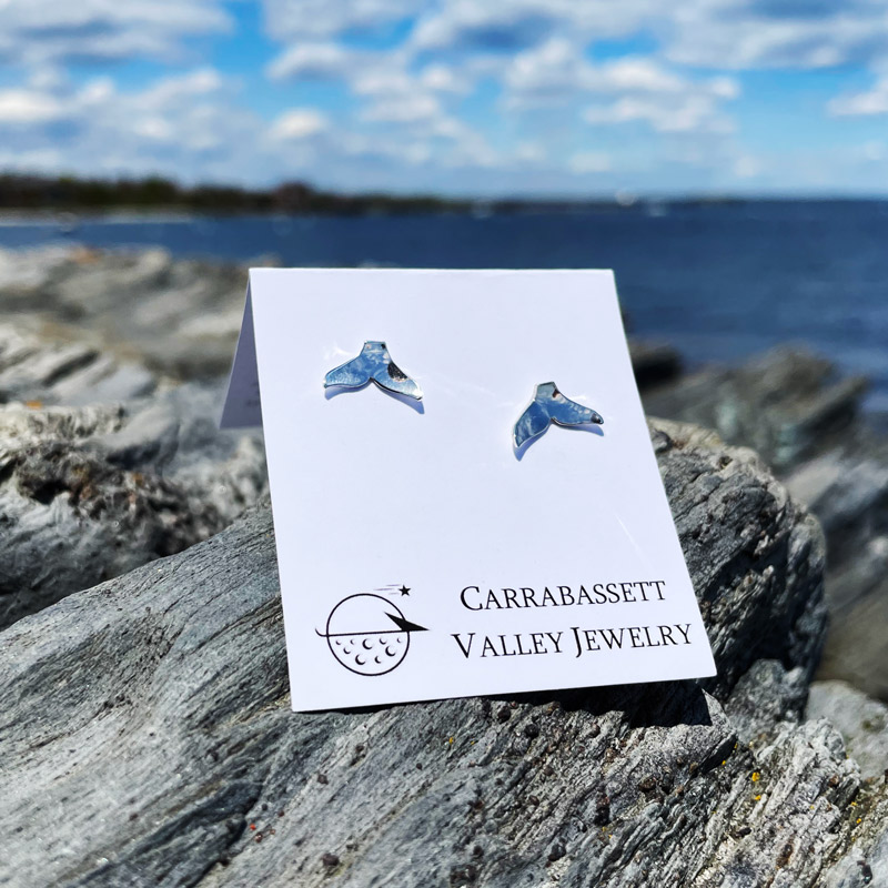 Whale Tail Post Earrings