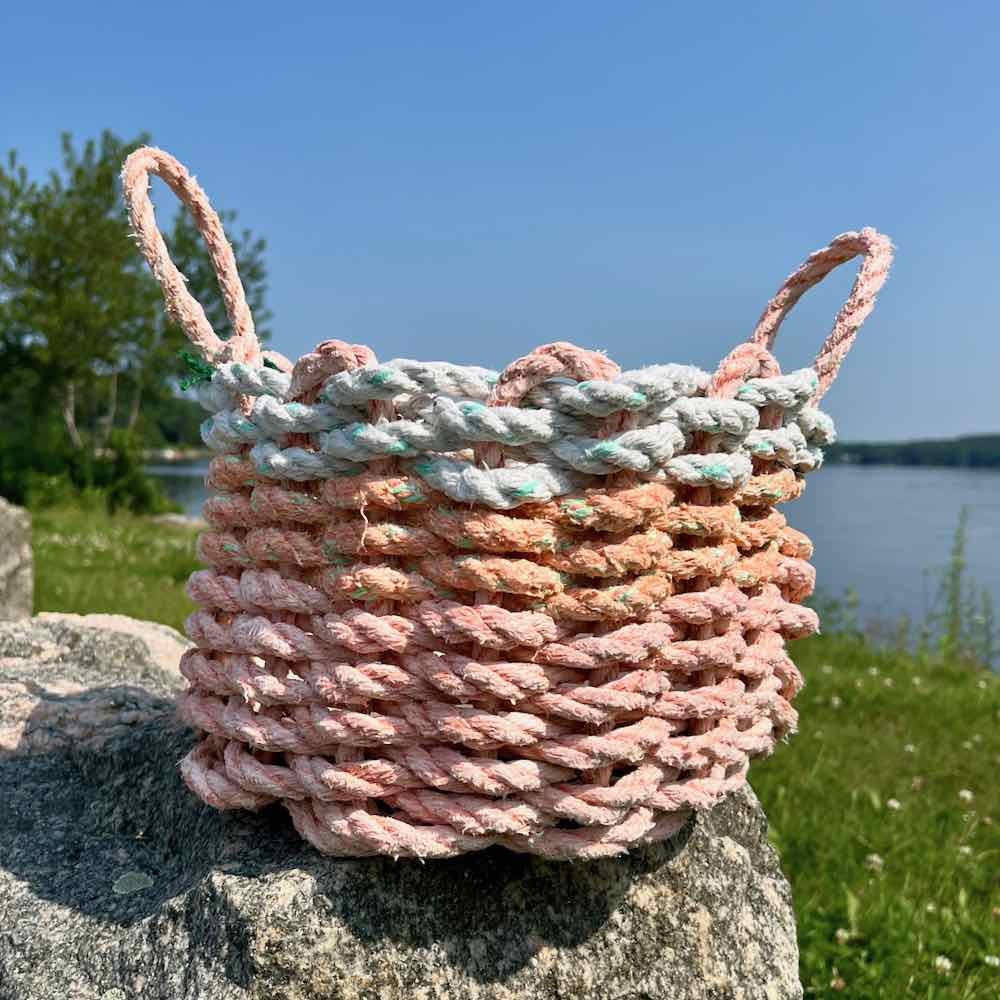 Creamsicle Lobster Rope Basket