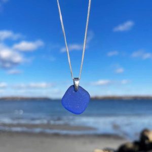 Blue Signature Sea Glass Necklace