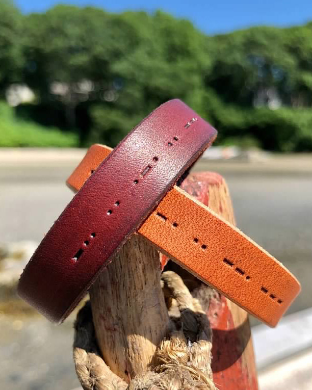 Morse Code Leather Bracelets
