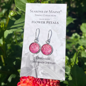 Phlox & Peony Flower Petal Earrings