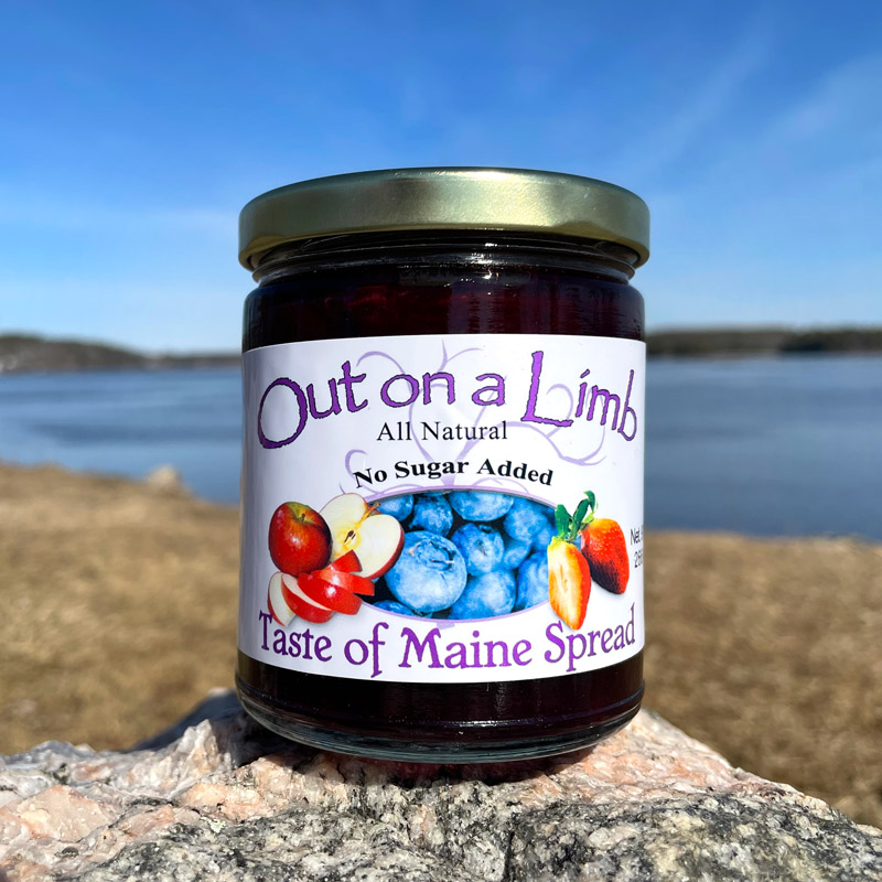 Out on a Limb's Maine made spreads are a delicious way to add fruity flavor, without all the added sugar!