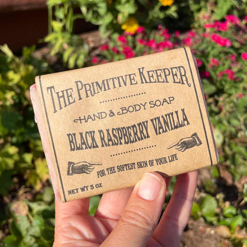 Black Raspberry Vanilla Soap by Primitive Keeper