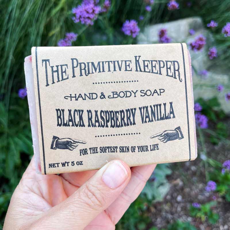 Black Raspberry Vanilla Soap by Primitive Keeper