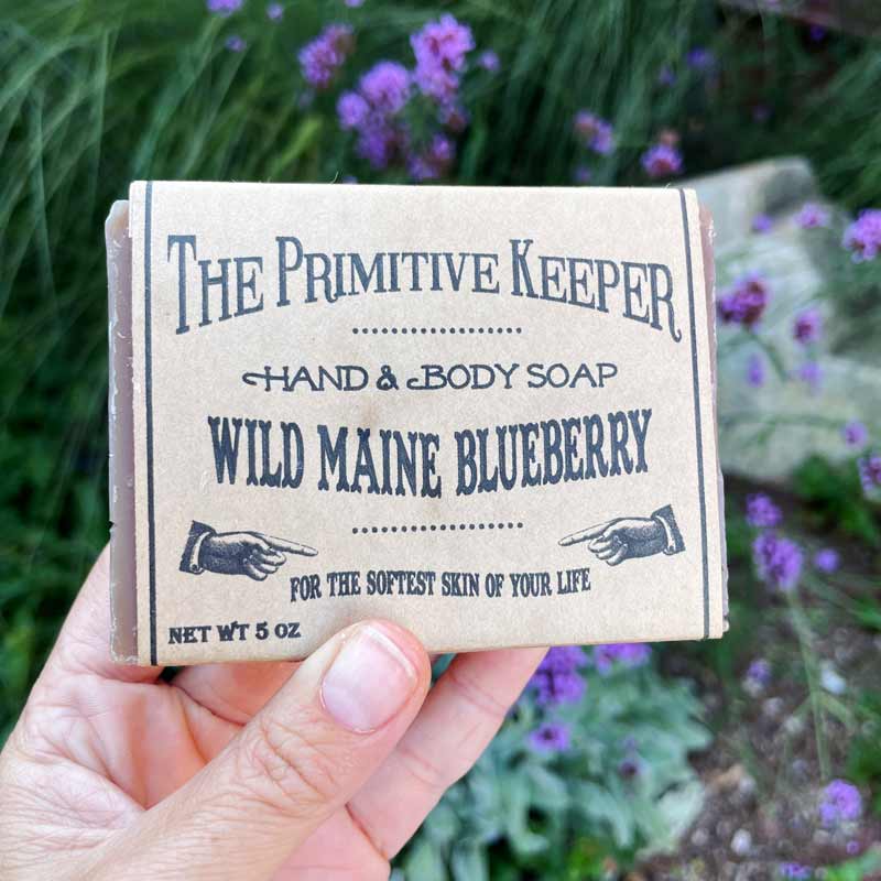 Wild Maine Blueberry Soap by Primitive Keeper