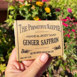 Ginger Saffron Soap by Primitive Keeper