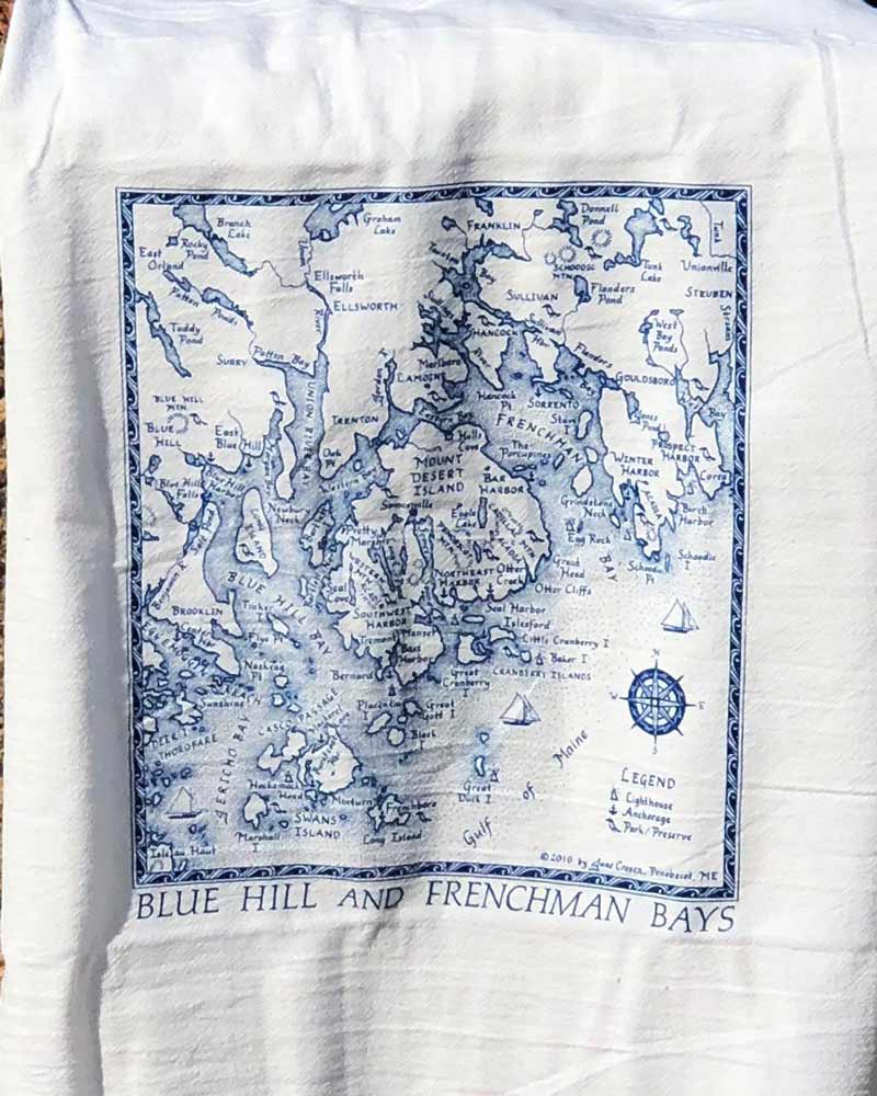 Blue Hill and Frenchman Bays Towel